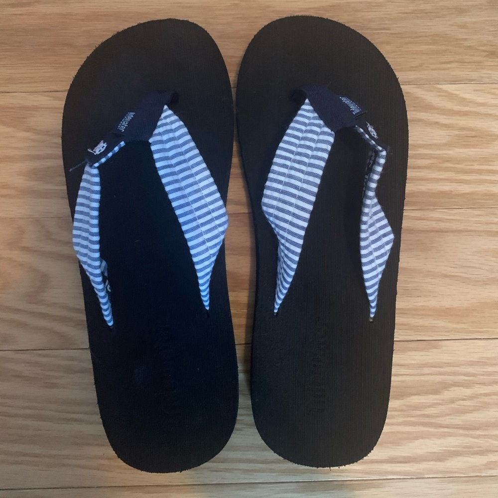 Tidewater Seersucker Flip Flops